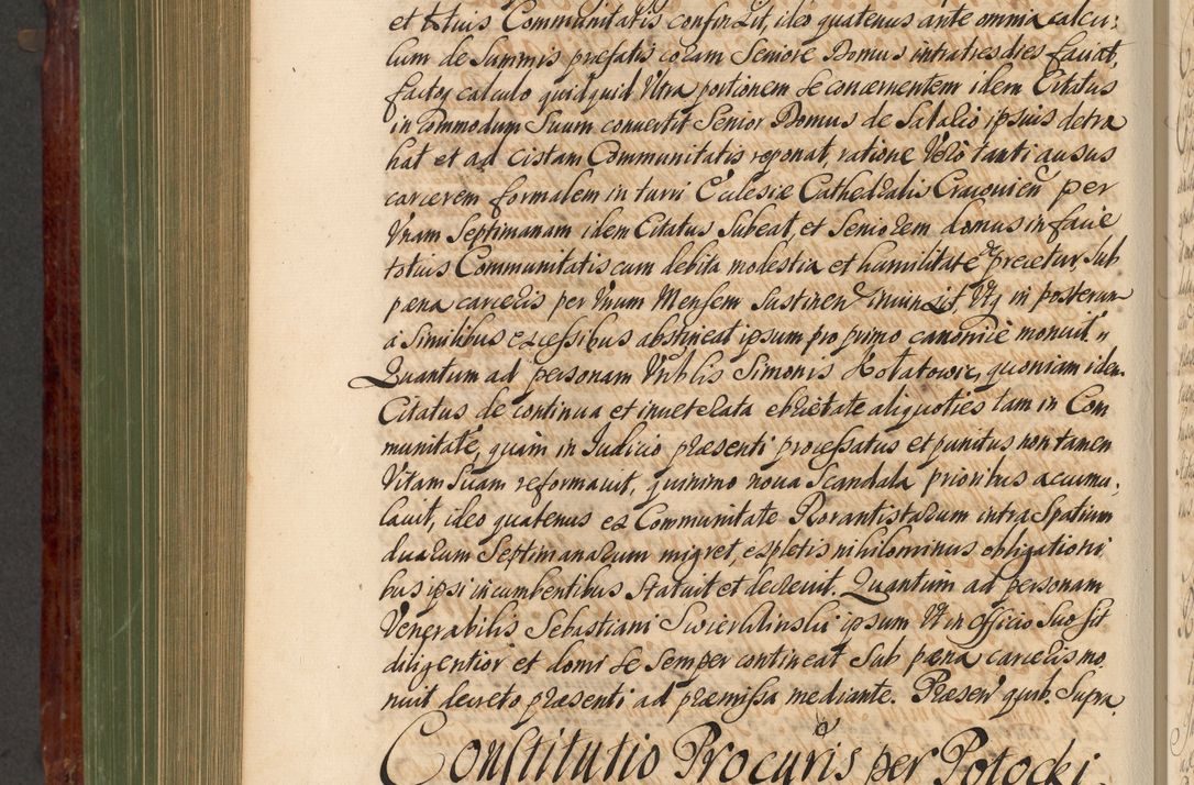 Zdjęcie nr 755 dla obiektu archiwalnego: Acta actorum episcopalium R. D. Andreae Trzebicki, episcopi Cracoviensis et ducis Severiae de 1679. Volumen VIII