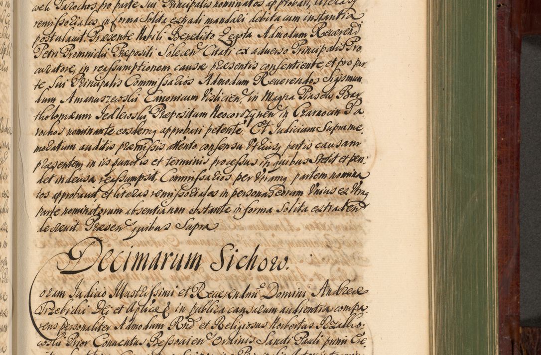 Zdjęcie nr 746 dla obiektu archiwalnego: Acta actorum episcopalium R. D. Andreae Trzebicki, episcopi Cracoviensis et ducis Severiae de 1679. Volumen VIII