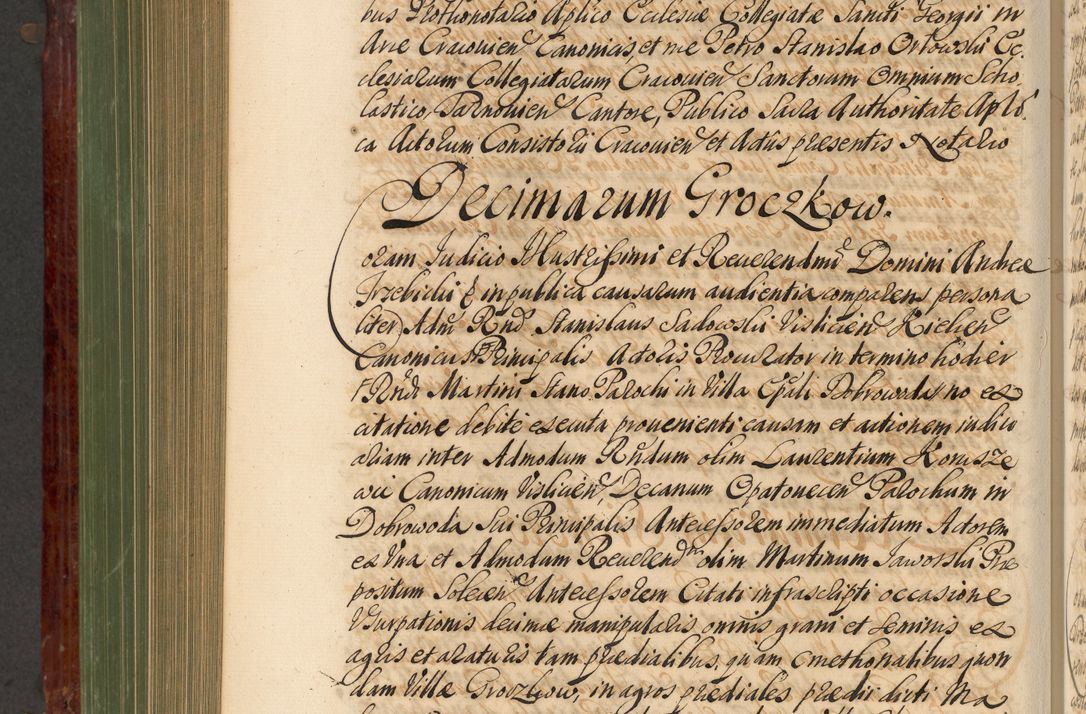 Zdjęcie nr 745 dla obiektu archiwalnego: Acta actorum episcopalium R. D. Andreae Trzebicki, episcopi Cracoviensis et ducis Severiae de 1679. Volumen VIII