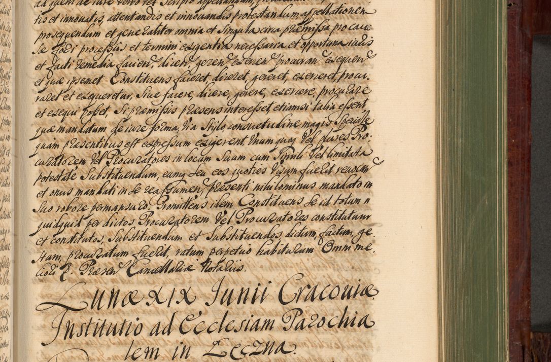 Zdjęcie nr 742 dla obiektu archiwalnego: Acta actorum episcopalium R. D. Andreae Trzebicki, episcopi Cracoviensis et ducis Severiae de 1679. Volumen VIII