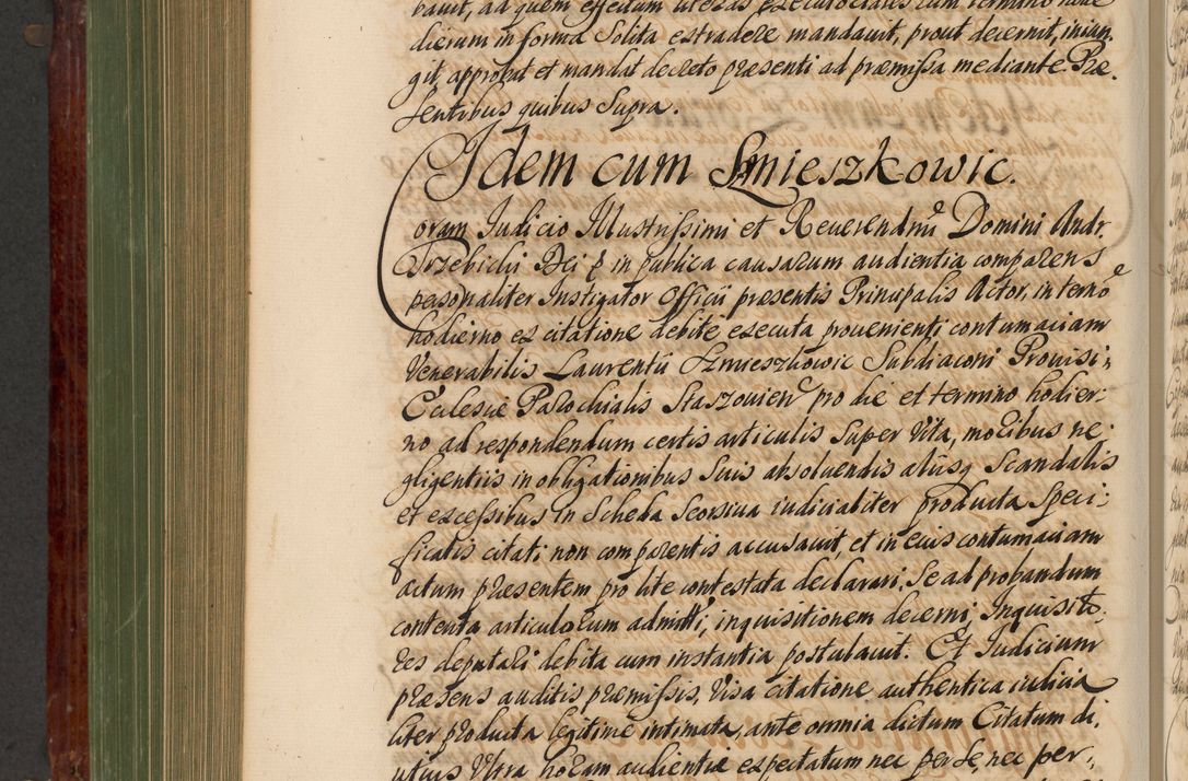 Zdjęcie nr 739 dla obiektu archiwalnego: Acta actorum episcopalium R. D. Andreae Trzebicki, episcopi Cracoviensis et ducis Severiae de 1679. Volumen VIII
