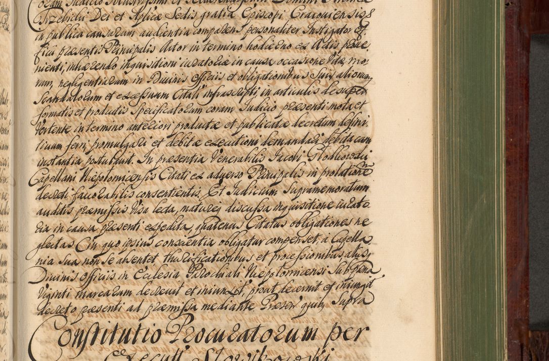Zdjęcie nr 740 dla obiektu archiwalnego: Acta actorum episcopalium R. D. Andreae Trzebicki, episcopi Cracoviensis et ducis Severiae de 1679. Volumen VIII