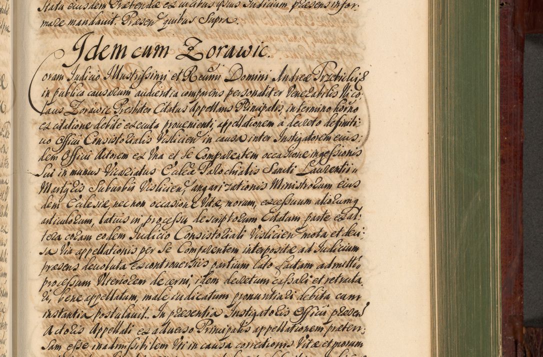 Zdjęcie nr 738 dla obiektu archiwalnego: Acta actorum episcopalium R. D. Andreae Trzebicki, episcopi Cracoviensis et ducis Severiae de 1679. Volumen VIII