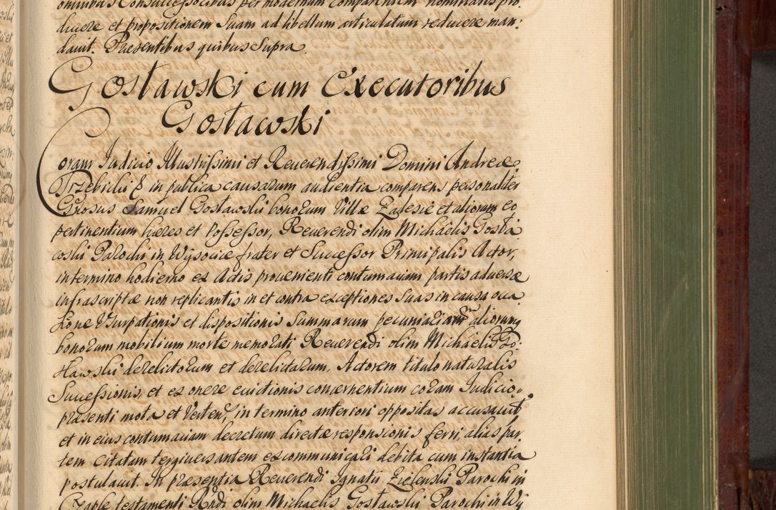 Zdjęcie nr 730 dla obiektu archiwalnego: Acta actorum episcopalium R. D. Andreae Trzebicki, episcopi Cracoviensis et ducis Severiae de 1679. Volumen VIII