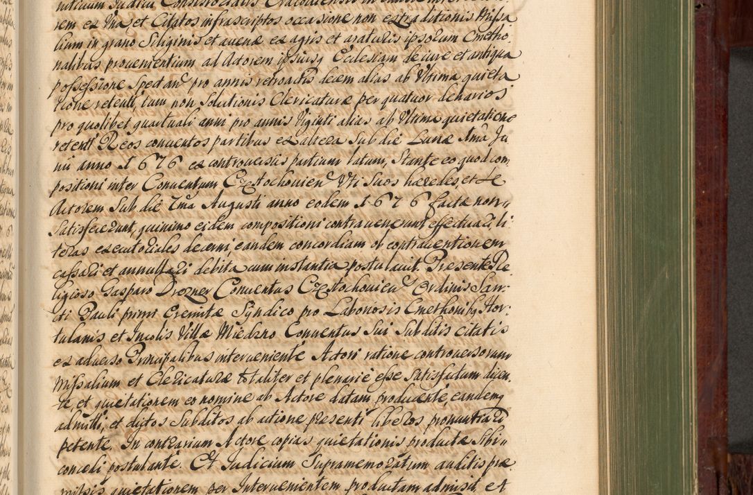 Zdjęcie nr 728 dla obiektu archiwalnego: Acta actorum episcopalium R. D. Andreae Trzebicki, episcopi Cracoviensis et ducis Severiae de 1679. Volumen VIII