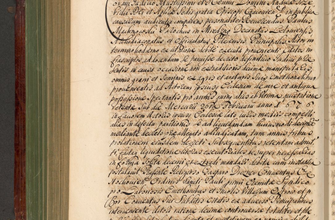 Zdjęcie nr 727 dla obiektu archiwalnego: Acta actorum episcopalium R. D. Andreae Trzebicki, episcopi Cracoviensis et ducis Severiae de 1679. Volumen VIII