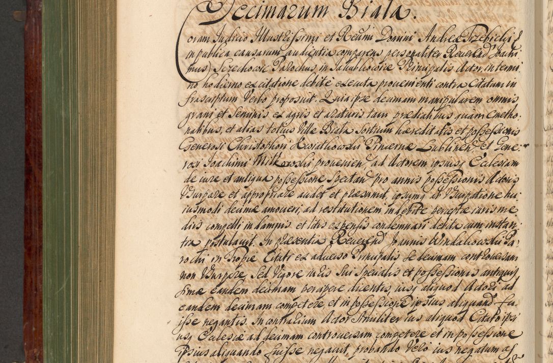 Zdjęcie nr 725 dla obiektu archiwalnego: Acta actorum episcopalium R. D. Andreae Trzebicki, episcopi Cracoviensis et ducis Severiae de 1679. Volumen VIII