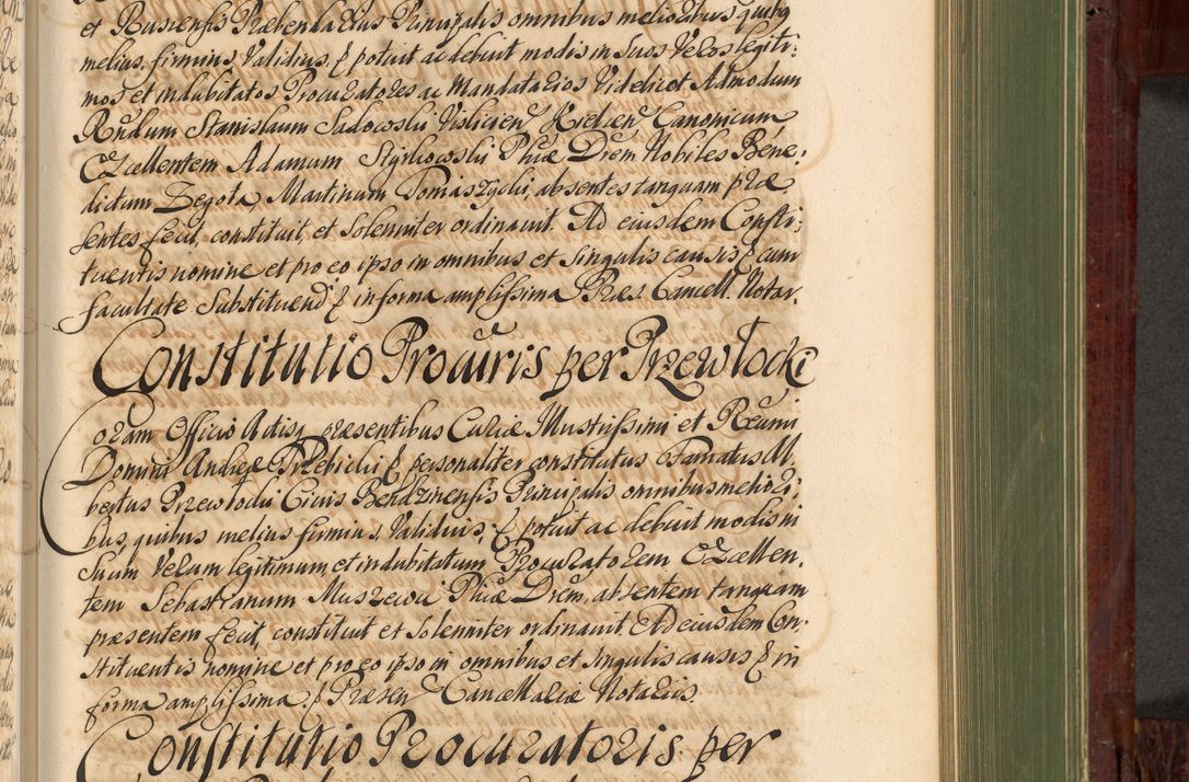 Zdjęcie nr 722 dla obiektu archiwalnego: Acta actorum episcopalium R. D. Andreae Trzebicki, episcopi Cracoviensis et ducis Severiae de 1679. Volumen VIII