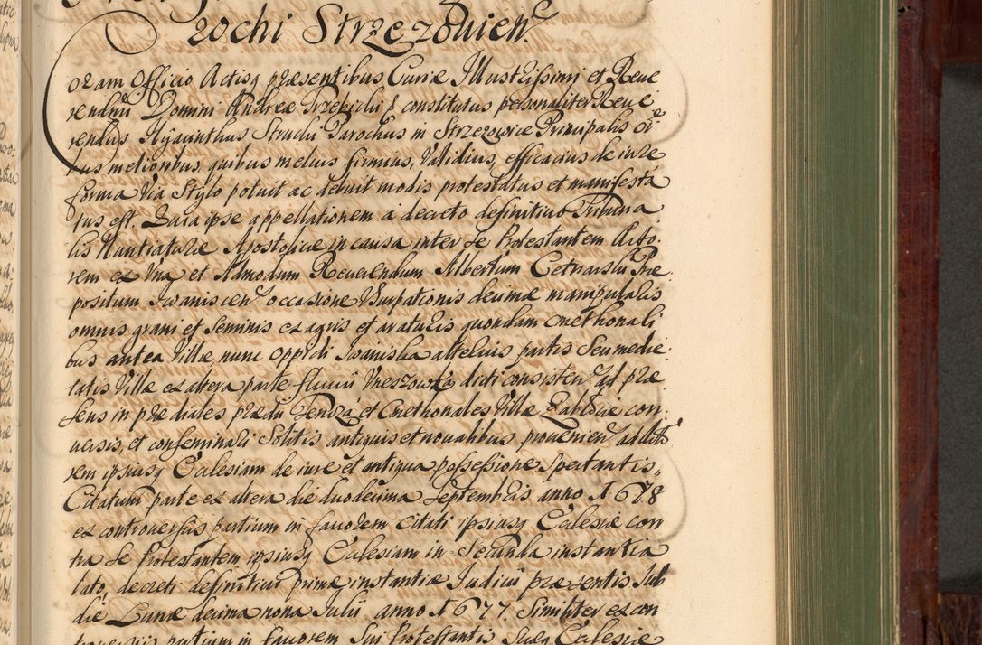 Zdjęcie nr 720 dla obiektu archiwalnego: Acta actorum episcopalium R. D. Andreae Trzebicki, episcopi Cracoviensis et ducis Severiae de 1679. Volumen VIII