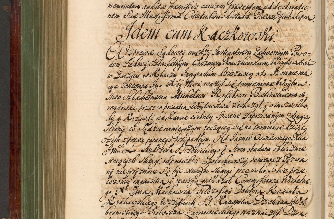 Zdjęcie nr 719 dla obiektu archiwalnego: Acta actorum episcopalium R. D. Andreae Trzebicki, episcopi Cracoviensis et ducis Severiae de 1679. Volumen VIII