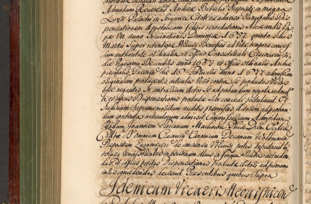 Zdjęcie nr 715 dla obiektu archiwalnego: Acta actorum episcopalium R. D. Andreae Trzebicki, episcopi Cracoviensis et ducis Severiae de 1679. Volumen VIII