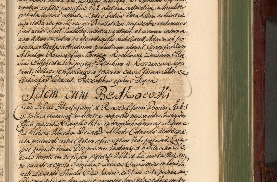 Zdjęcie nr 716 dla obiektu archiwalnego: Acta actorum episcopalium R. D. Andreae Trzebicki, episcopi Cracoviensis et ducis Severiae de 1679. Volumen VIII