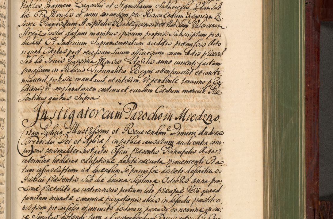 Zdjęcie nr 712 dla obiektu archiwalnego: Acta actorum episcopalium R. D. Andreae Trzebicki, episcopi Cracoviensis et ducis Severiae de 1679. Volumen VIII