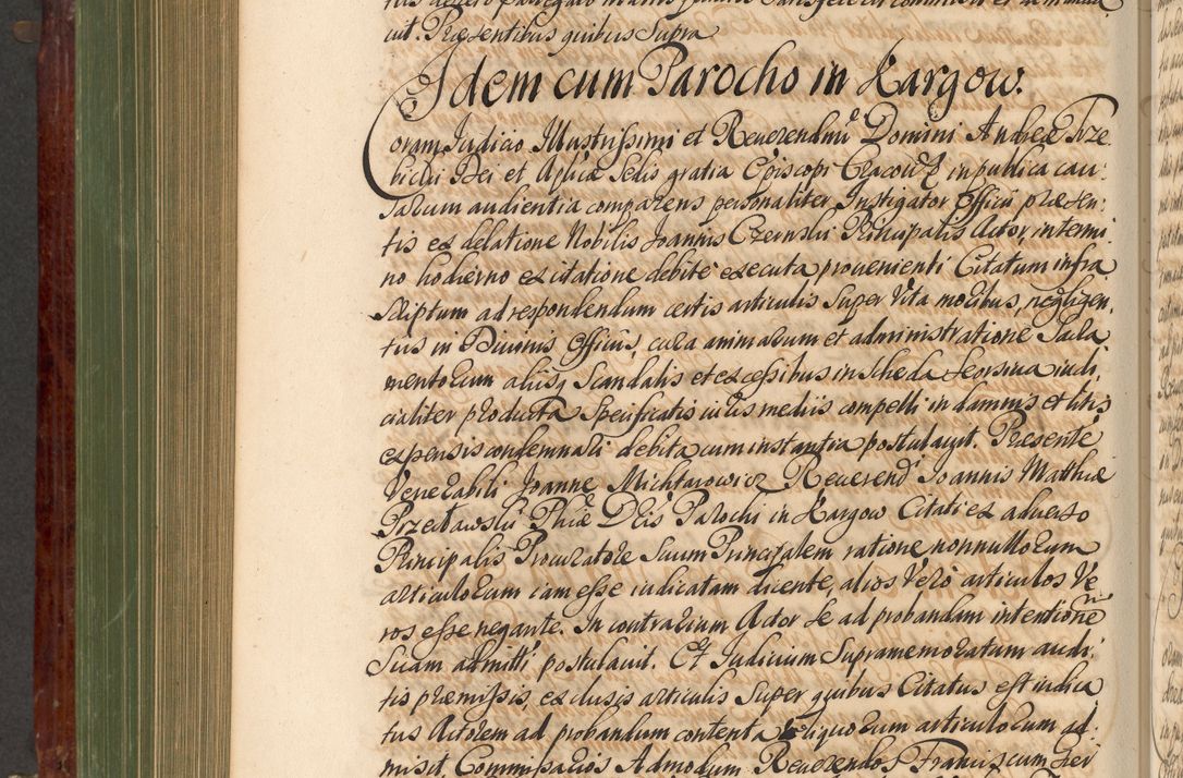 Zdjęcie nr 713 dla obiektu archiwalnego: Acta actorum episcopalium R. D. Andreae Trzebicki, episcopi Cracoviensis et ducis Severiae de 1679. Volumen VIII