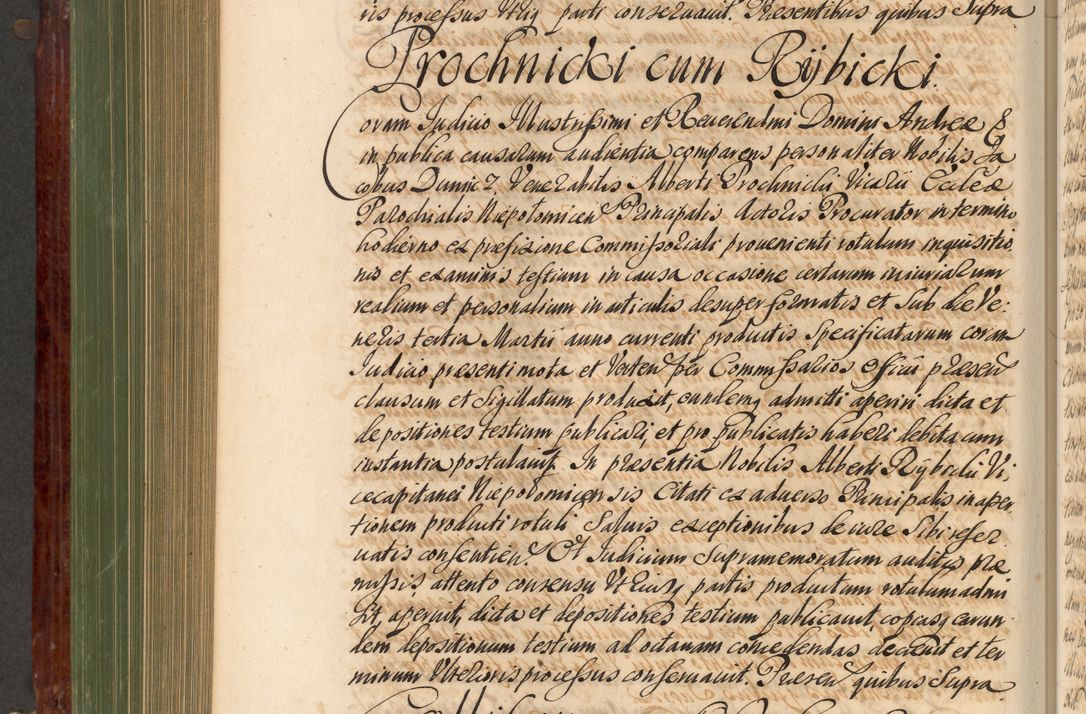 Zdjęcie nr 709 dla obiektu archiwalnego: Acta actorum episcopalium R. D. Andreae Trzebicki, episcopi Cracoviensis et ducis Severiae de 1679. Volumen VIII