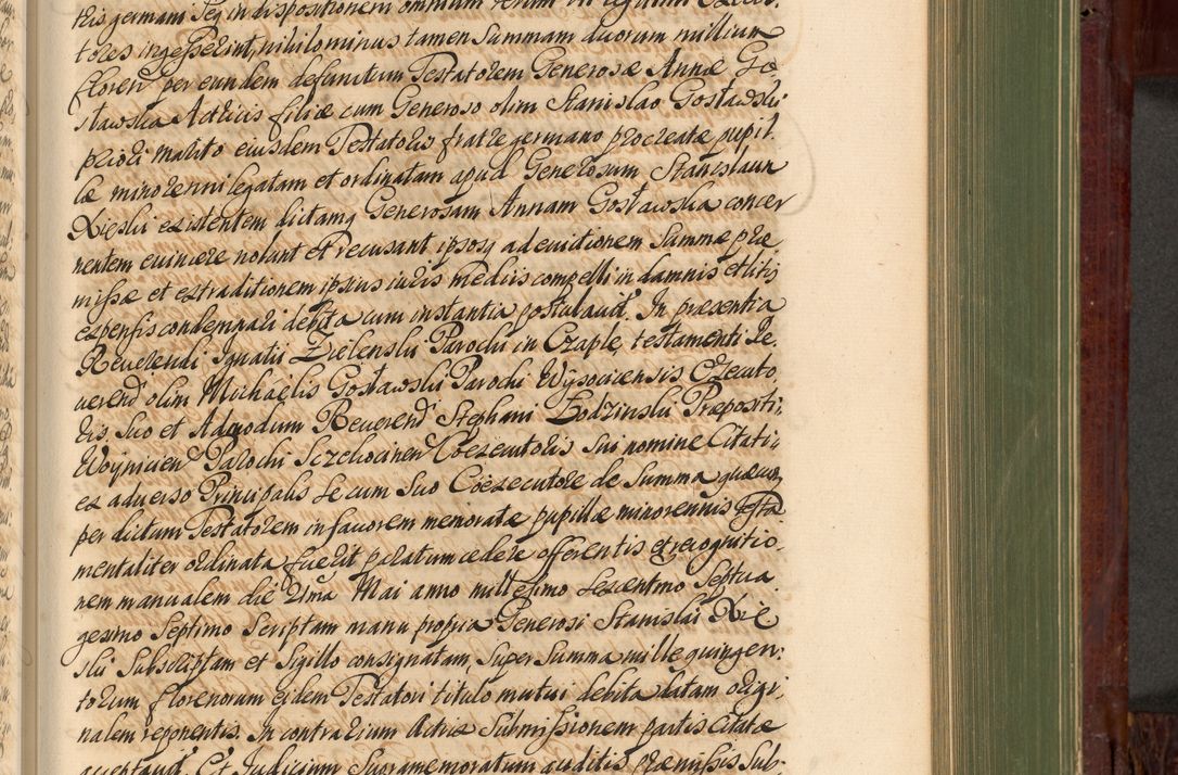 Zdjęcie nr 708 dla obiektu archiwalnego: Acta actorum episcopalium R. D. Andreae Trzebicki, episcopi Cracoviensis et ducis Severiae de 1679. Volumen VIII