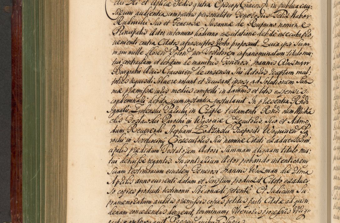 Zdjęcie nr 707 dla obiektu archiwalnego: Acta actorum episcopalium R. D. Andreae Trzebicki, episcopi Cracoviensis et ducis Severiae de 1679. Volumen VIII