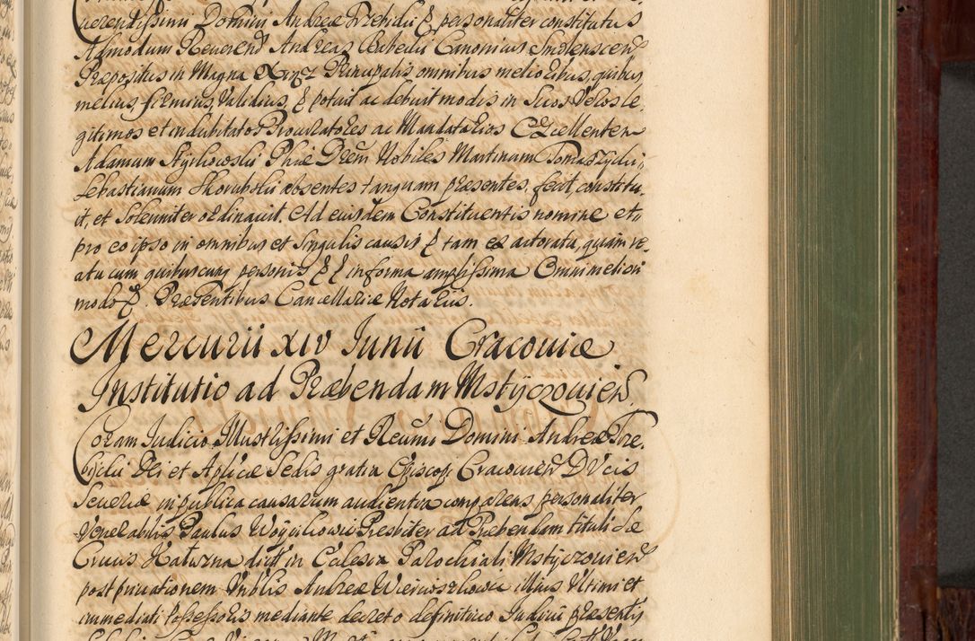 Zdjęcie nr 698 dla obiektu archiwalnego: Acta actorum episcopalium R. D. Andreae Trzebicki, episcopi Cracoviensis et ducis Severiae de 1679. Volumen VIII