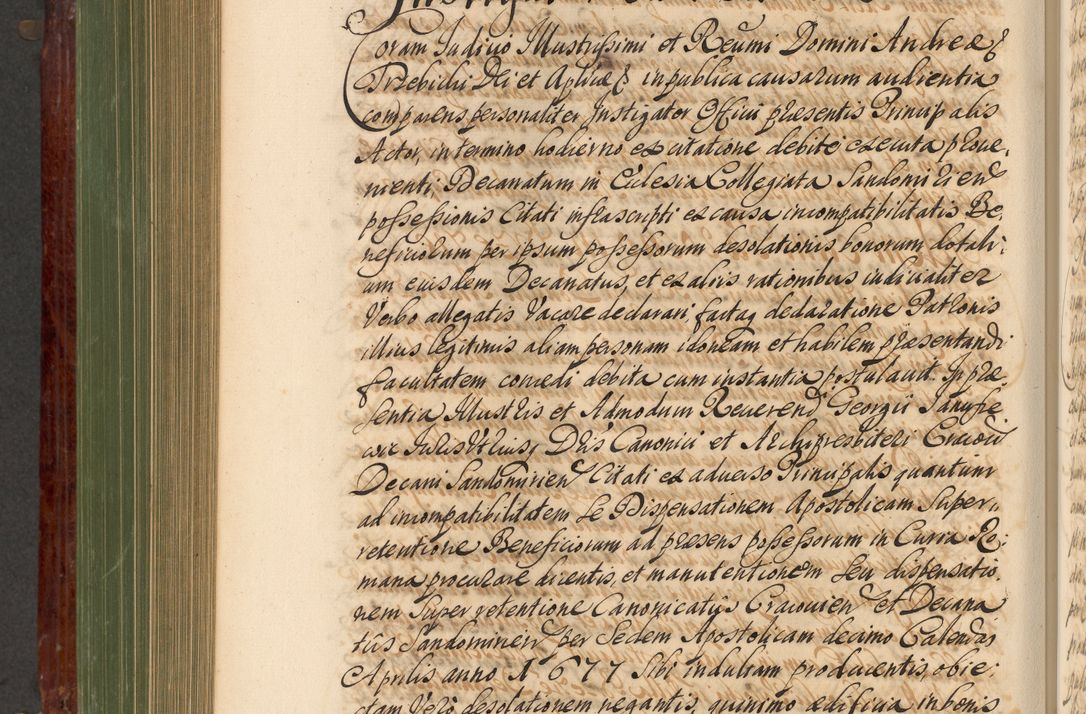 Zdjęcie nr 693 dla obiektu archiwalnego: Acta actorum episcopalium R. D. Andreae Trzebicki, episcopi Cracoviensis et ducis Severiae de 1679. Volumen VIII