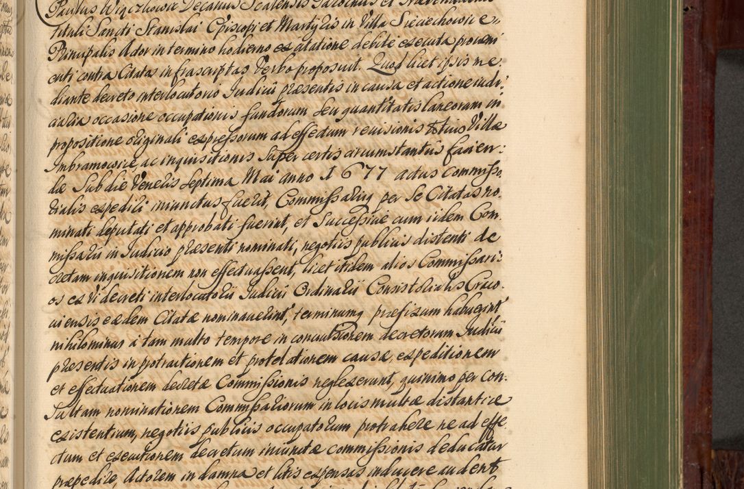 Zdjęcie nr 680 dla obiektu archiwalnego: Acta actorum episcopalium R. D. Andreae Trzebicki, episcopi Cracoviensis et ducis Severiae de 1679. Volumen VIII
