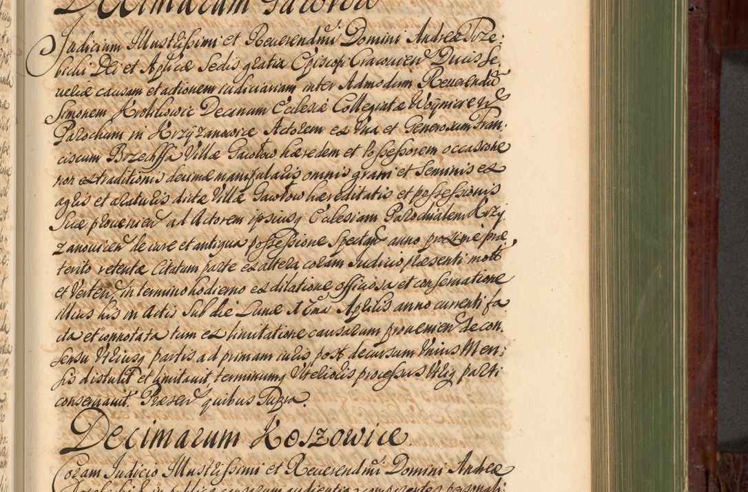 Zdjęcie nr 672 dla obiektu archiwalnego: Acta actorum episcopalium R. D. Andreae Trzebicki, episcopi Cracoviensis et ducis Severiae de 1679. Volumen VIII