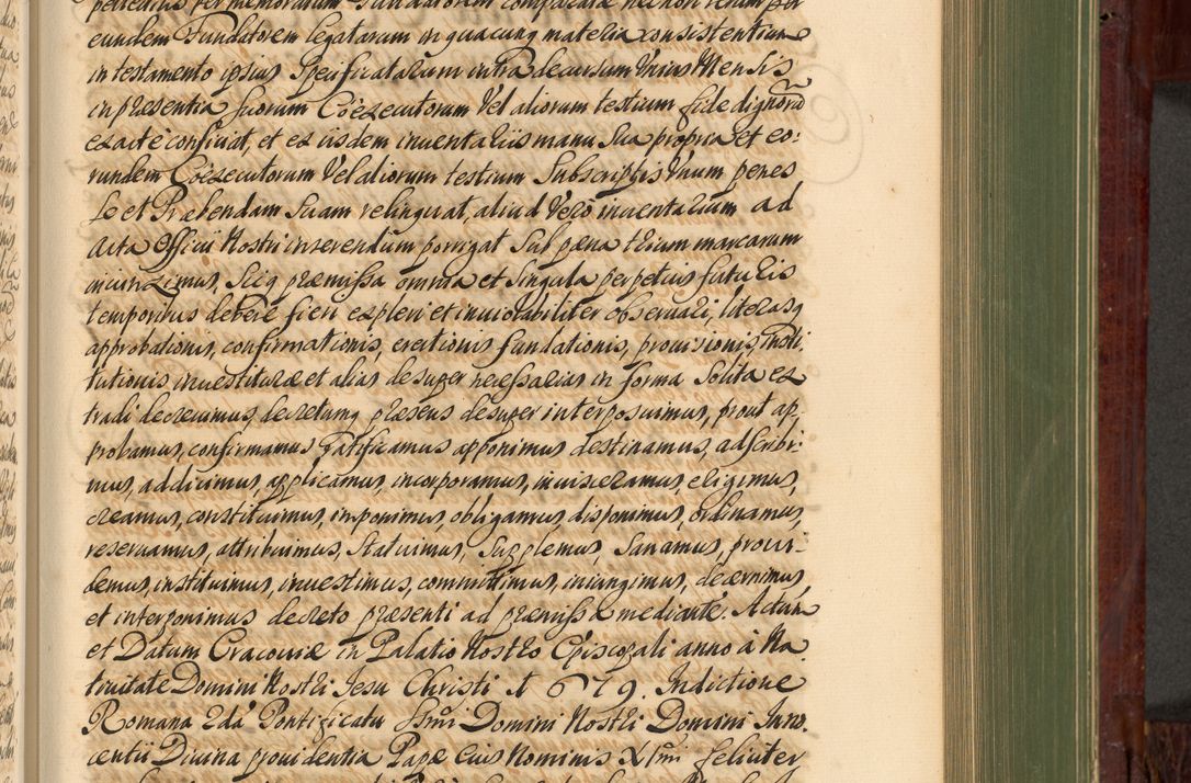Zdjęcie nr 662 dla obiektu archiwalnego: Acta actorum episcopalium R. D. Andreae Trzebicki, episcopi Cracoviensis et ducis Severiae de 1679. Volumen VIII