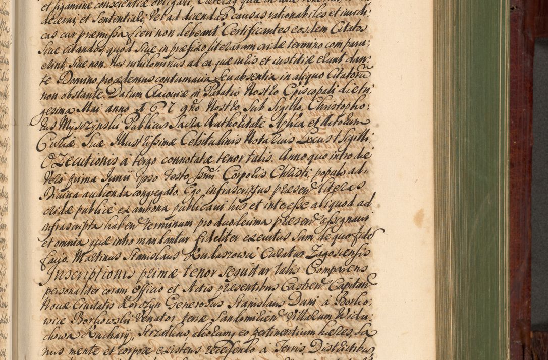 Zdjęcie nr 640 dla obiektu archiwalnego: Acta actorum episcopalium R. D. Andreae Trzebicki, episcopi Cracoviensis et ducis Severiae de 1679. Volumen VIII