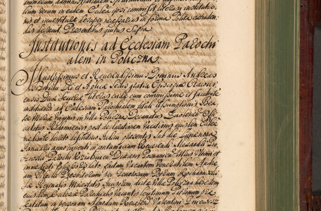 Zdjęcie nr 630 dla obiektu archiwalnego: Acta actorum episcopalium R. D. Andreae Trzebicki, episcopi Cracoviensis et ducis Severiae de 1679. Volumen VIII