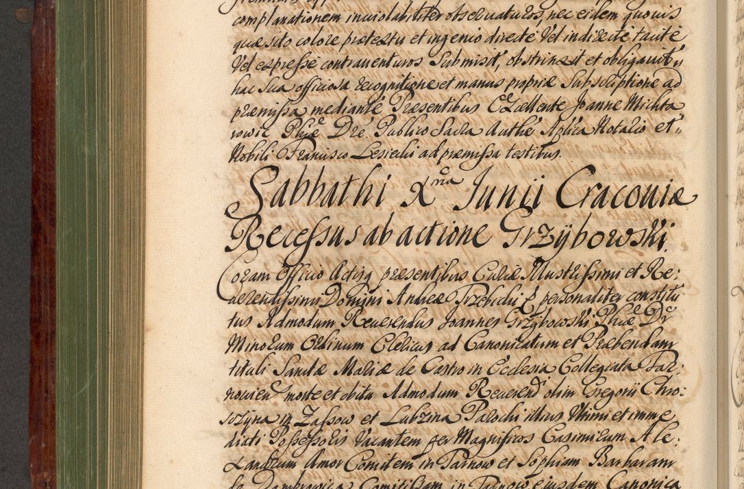 Zdjęcie nr 625 dla obiektu archiwalnego: Acta actorum episcopalium R. D. Andreae Trzebicki, episcopi Cracoviensis et ducis Severiae de 1679. Volumen VIII