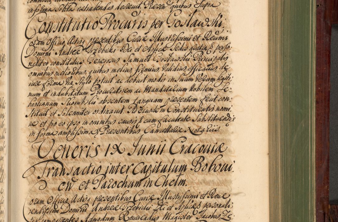 Zdjęcie nr 622 dla obiektu archiwalnego: Acta actorum episcopalium R. D. Andreae Trzebicki, episcopi Cracoviensis et ducis Severiae de 1679. Volumen VIII