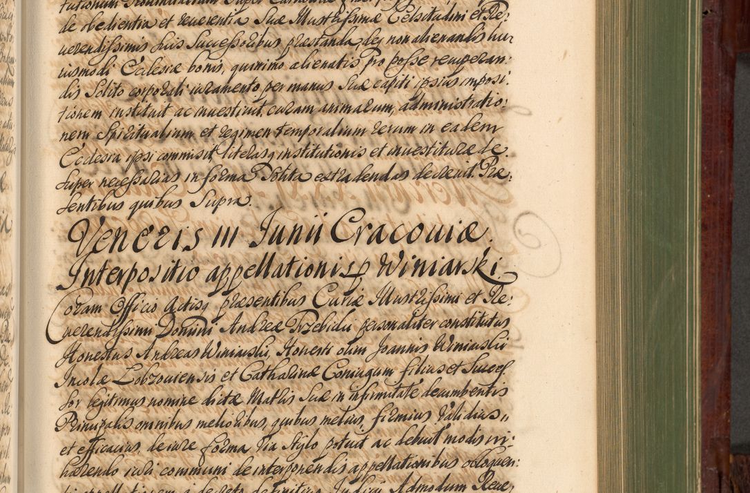 Zdjęcie nr 620 dla obiektu archiwalnego: Acta actorum episcopalium R. D. Andreae Trzebicki, episcopi Cracoviensis et ducis Severiae de 1679. Volumen VIII