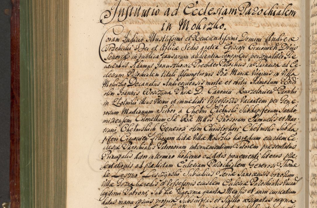 Zdjęcie nr 999 dla obiektu archiwalnego: Acta actorum episcopalium R. D. Andreae Trzebicki, episcopi Cracoviensis et ducis Severiae de 1679. Volumen VIII