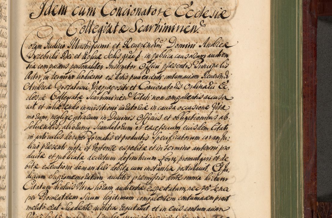 Zdjęcie nr 994 dla obiektu archiwalnego: Acta actorum episcopalium R. D. Andreae Trzebicki, episcopi Cracoviensis et ducis Severiae de 1679. Volumen VIII