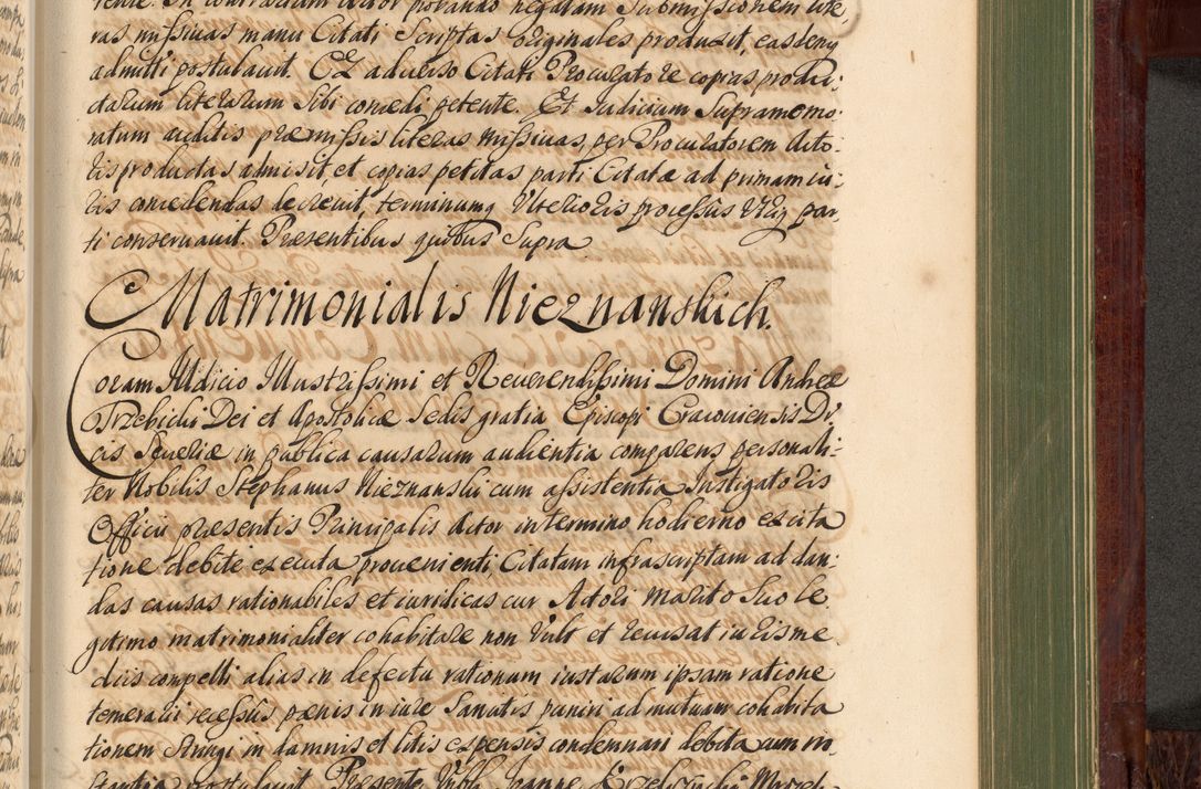 Zdjęcie nr 992 dla obiektu archiwalnego: Acta actorum episcopalium R. D. Andreae Trzebicki, episcopi Cracoviensis et ducis Severiae de 1679. Volumen VIII