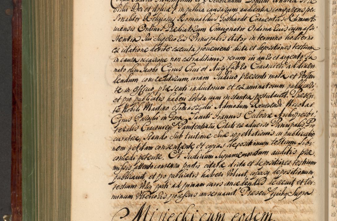 Zdjęcie nr 989 dla obiektu archiwalnego: Acta actorum episcopalium R. D. Andreae Trzebicki, episcopi Cracoviensis et ducis Severiae de 1679. Volumen VIII
