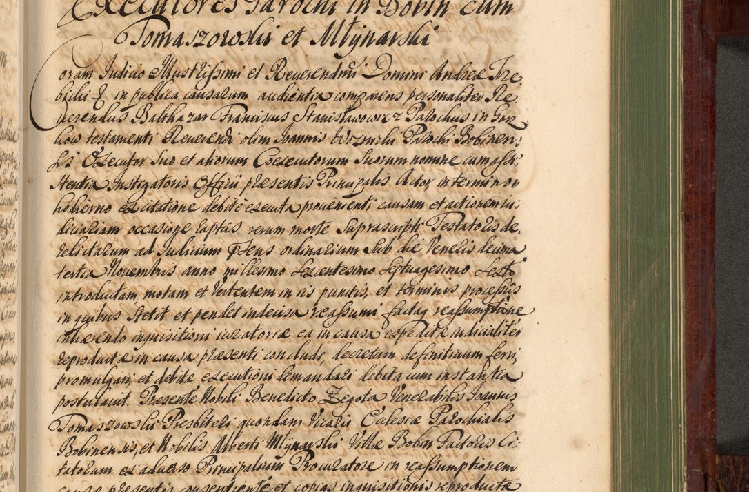 Zdjęcie nr 988 dla obiektu archiwalnego: Acta actorum episcopalium R. D. Andreae Trzebicki, episcopi Cracoviensis et ducis Severiae de 1679. Volumen VIII