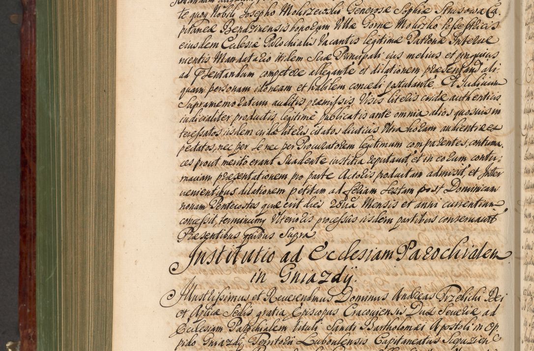 Zdjęcie nr 979 dla obiektu archiwalnego: Acta actorum episcopalium R. D. Andreae Trzebicki, episcopi Cracoviensis et ducis Severiae de 1679. Volumen VIII