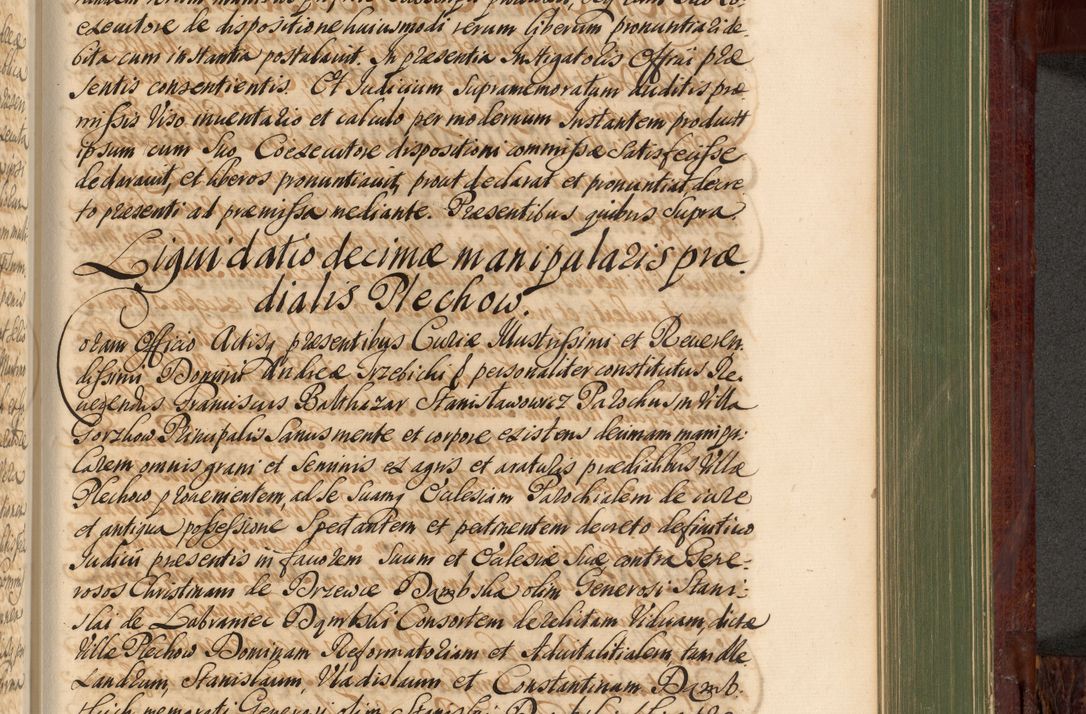 Zdjęcie nr 966 dla obiektu archiwalnego: Acta actorum episcopalium R. D. Andreae Trzebicki, episcopi Cracoviensis et ducis Severiae de 1679. Volumen VIII
