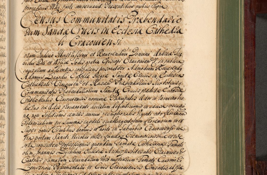 Zdjęcie nr 958 dla obiektu archiwalnego: Acta actorum episcopalium R. D. Andreae Trzebicki, episcopi Cracoviensis et ducis Severiae de 1679. Volumen VIII