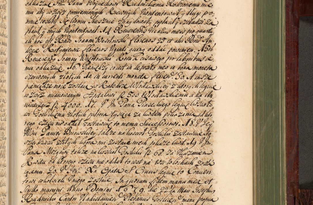 Zdjęcie nr 954 dla obiektu archiwalnego: Acta actorum episcopalium R. D. Andreae Trzebicki, episcopi Cracoviensis et ducis Severiae de 1679. Volumen VIII