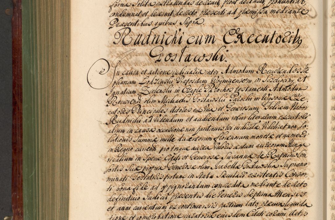 Zdjęcie nr 943 dla obiektu archiwalnego: Acta actorum episcopalium R. D. Andreae Trzebicki, episcopi Cracoviensis et ducis Severiae de 1679. Volumen VIII