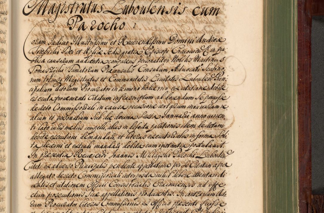 Zdjęcie nr 942 dla obiektu archiwalnego: Acta actorum episcopalium R. D. Andreae Trzebicki, episcopi Cracoviensis et ducis Severiae de 1679. Volumen VIII