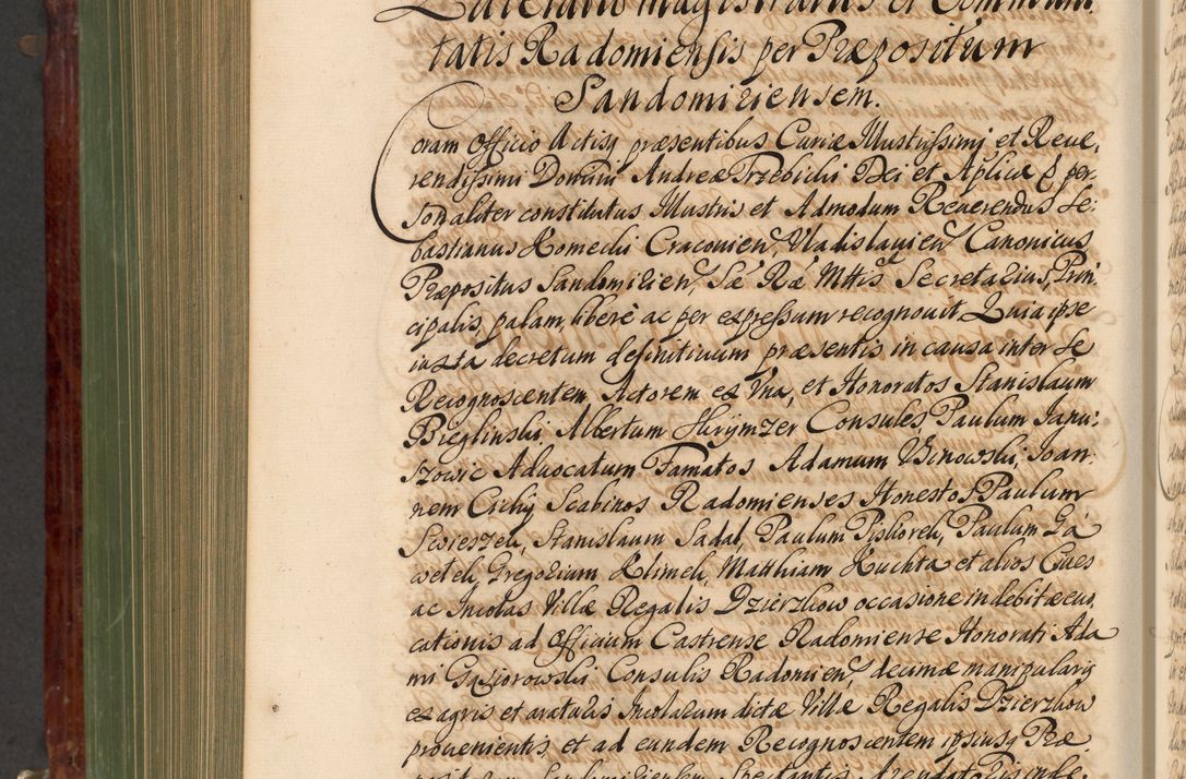 Zdjęcie nr 929 dla obiektu archiwalnego: Acta actorum episcopalium R. D. Andreae Trzebicki, episcopi Cracoviensis et ducis Severiae de 1679. Volumen VIII
