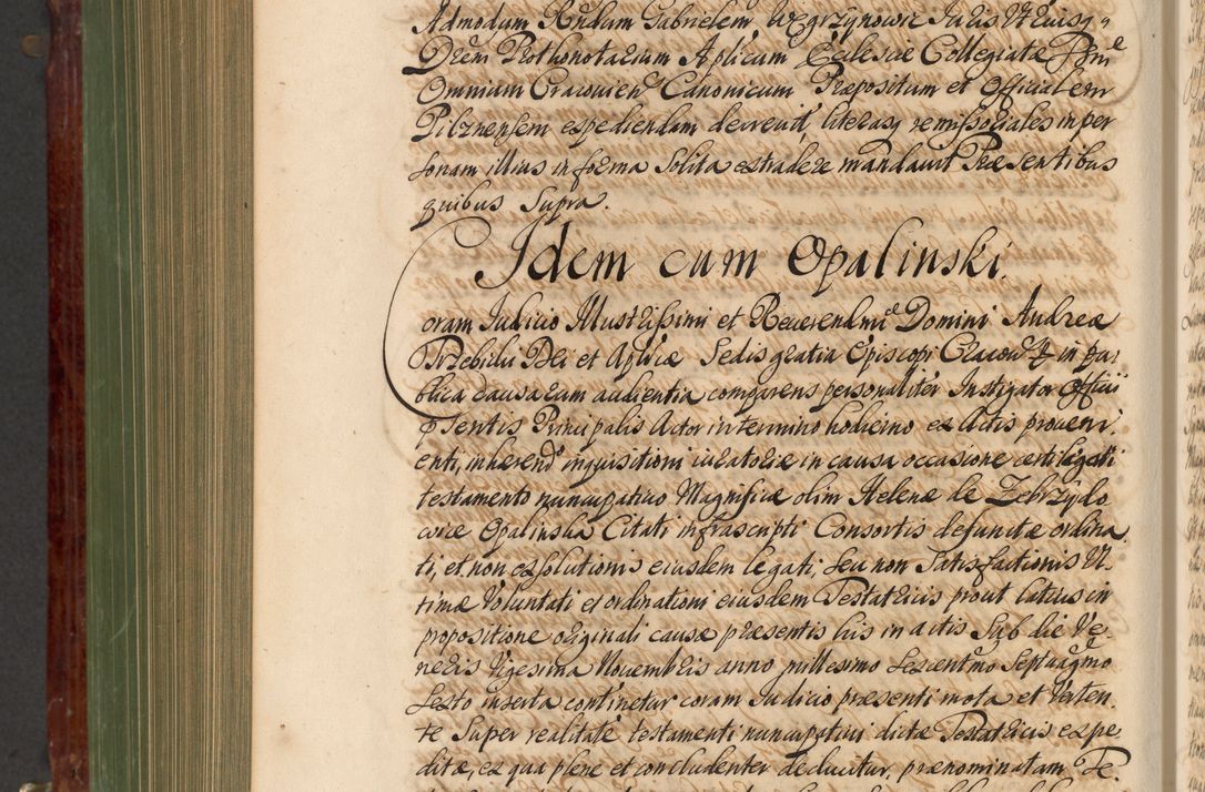 Zdjęcie nr 927 dla obiektu archiwalnego: Acta actorum episcopalium R. D. Andreae Trzebicki, episcopi Cracoviensis et ducis Severiae de 1679. Volumen VIII