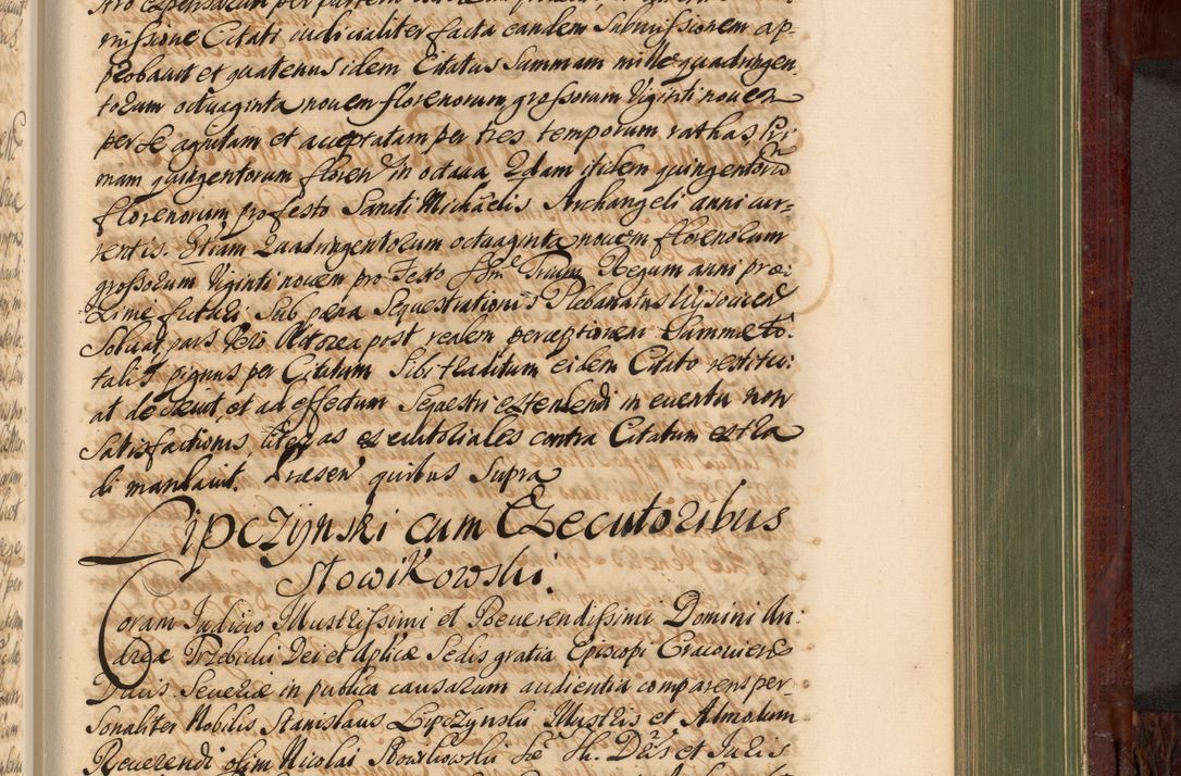 Zdjęcie nr 918 dla obiektu archiwalnego: Acta actorum episcopalium R. D. Andreae Trzebicki, episcopi Cracoviensis et ducis Severiae de 1679. Volumen VIII