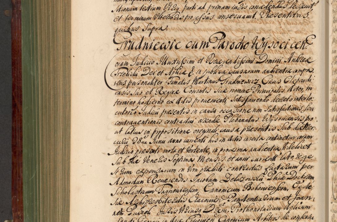 Zdjęcie nr 917 dla obiektu archiwalnego: Acta actorum episcopalium R. D. Andreae Trzebicki, episcopi Cracoviensis et ducis Severiae de 1679. Volumen VIII