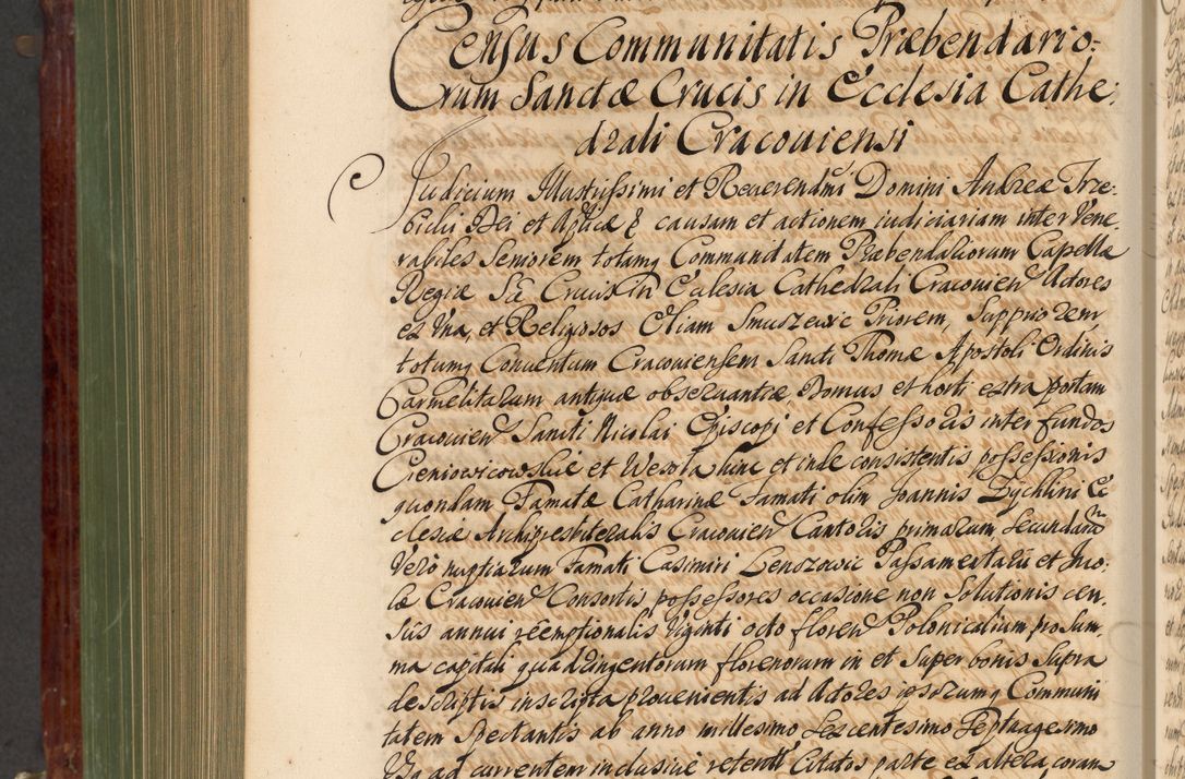 Zdjęcie nr 915 dla obiektu archiwalnego: Acta actorum episcopalium R. D. Andreae Trzebicki, episcopi Cracoviensis et ducis Severiae de 1679. Volumen VIII