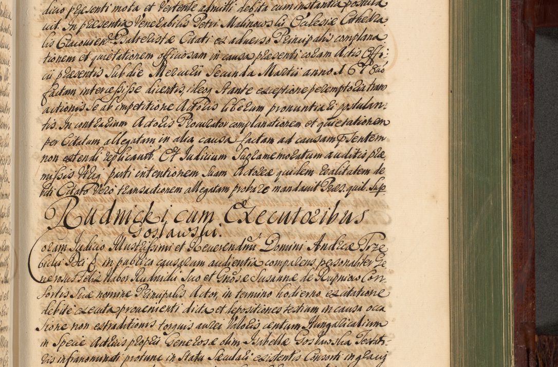 Zdjęcie nr 886 dla obiektu archiwalnego: Acta actorum episcopalium R. D. Andreae Trzebicki, episcopi Cracoviensis et ducis Severiae de 1679. Volumen VIII