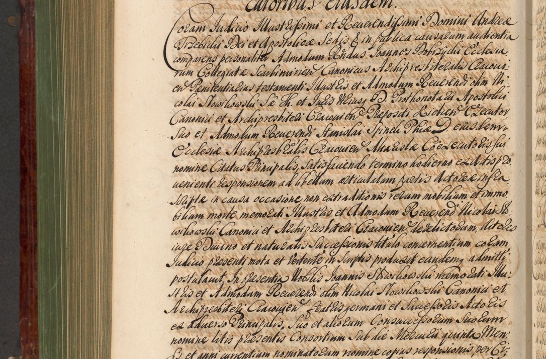 Zdjęcie nr 885 dla obiektu archiwalnego: Acta actorum episcopalium R. D. Andreae Trzebicki, episcopi Cracoviensis et ducis Severiae de 1679. Volumen VIII