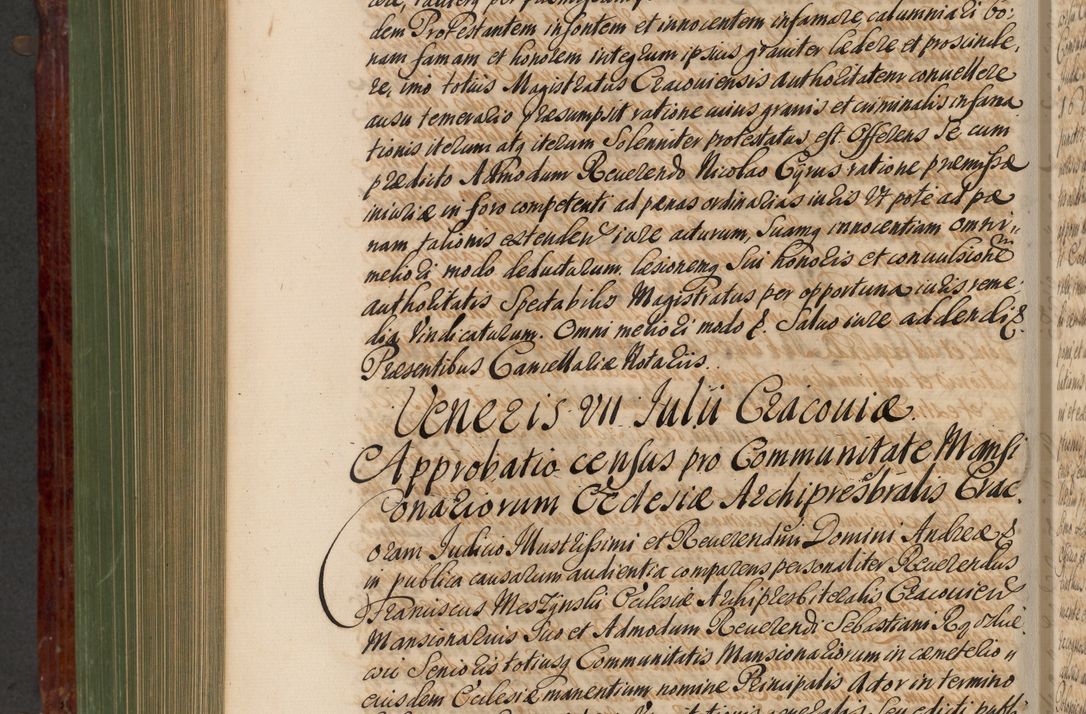 Zdjęcie nr 877 dla obiektu archiwalnego: Acta actorum episcopalium R. D. Andreae Trzebicki, episcopi Cracoviensis et ducis Severiae de 1679. Volumen VIII